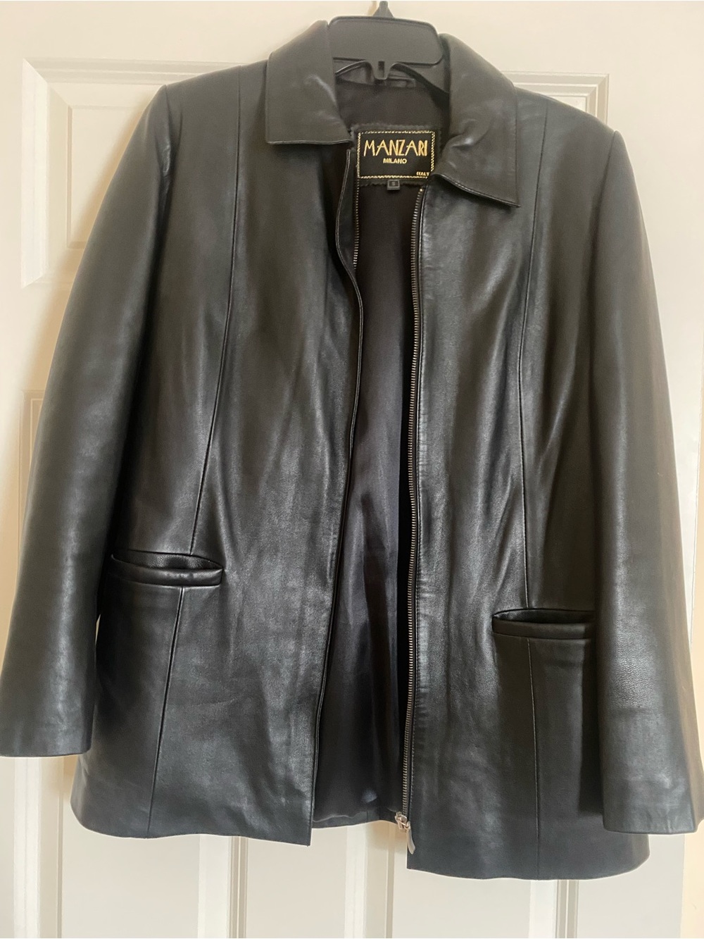 Women's Black Leather Jacket